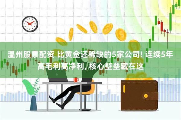 温州股票配资 比黄金还稀缺的5家公司! 连续5年高毛利高净利, 核心壁垒藏在这