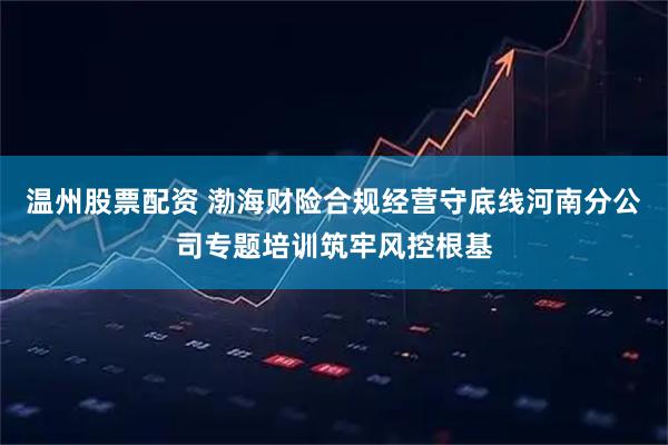 温州股票配资 渤海财险合规经营守底线河南分公司专题培训筑牢风控根基